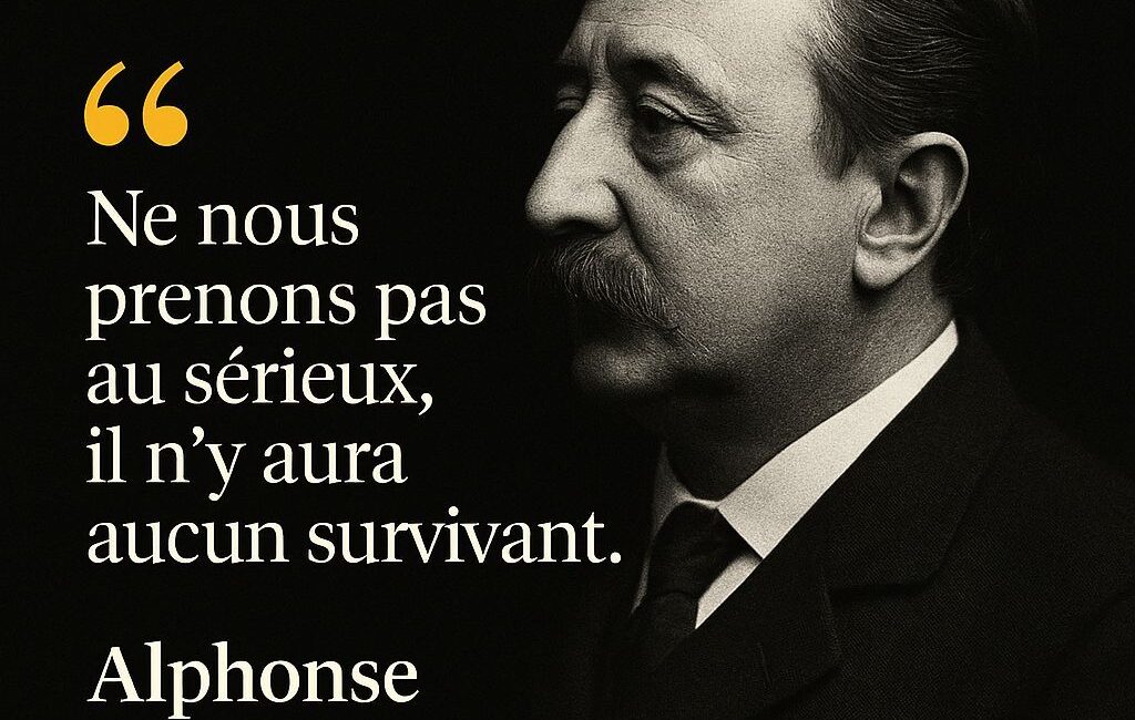 Ne nous prenons pas au sérieux, il n&rsquo;y aura aucun survivant.